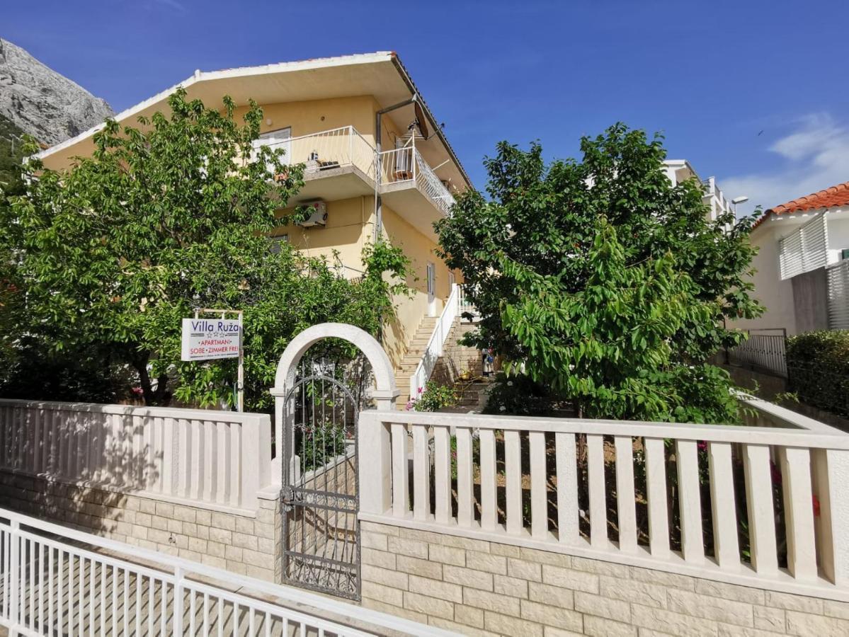 Villa Ruza 30M From The Beach Baška Voda Dış mekan fotoğraf