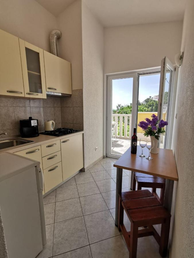 Villa Ruza 30M From The Beach Baška Voda Dış mekan fotoğraf