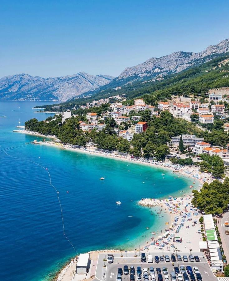 Villa Ruza 30M From The Beach Baška Voda Dış mekan fotoğraf