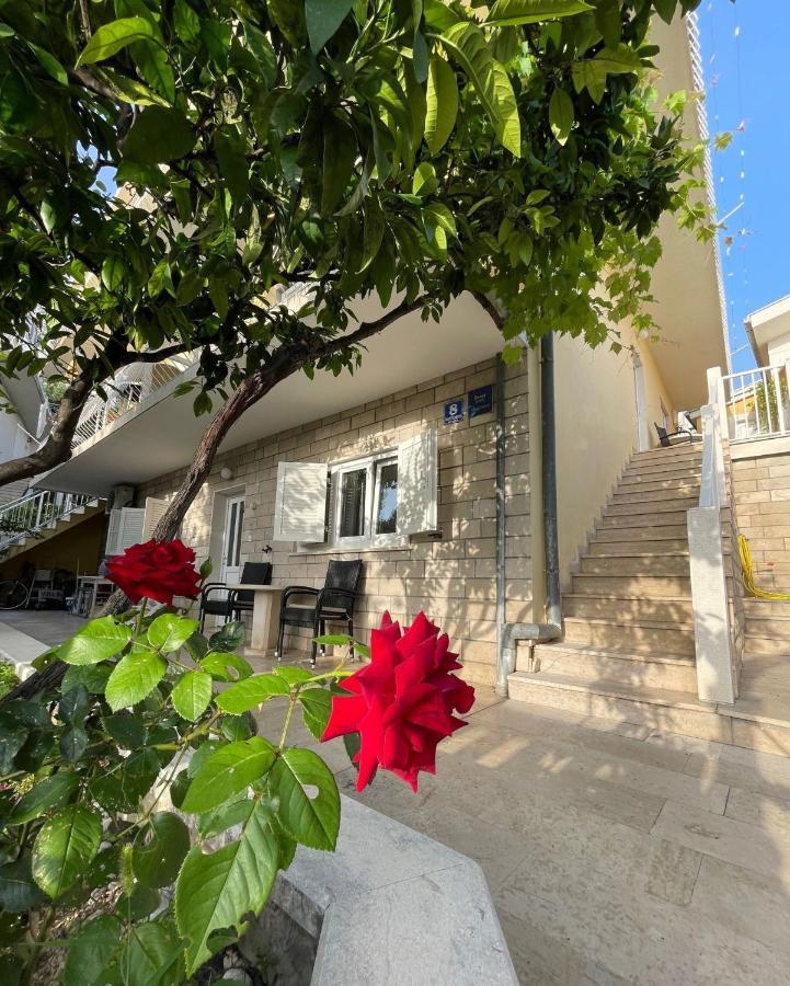 Villa Ruza 30M From The Beach Baška Voda Dış mekan fotoğraf